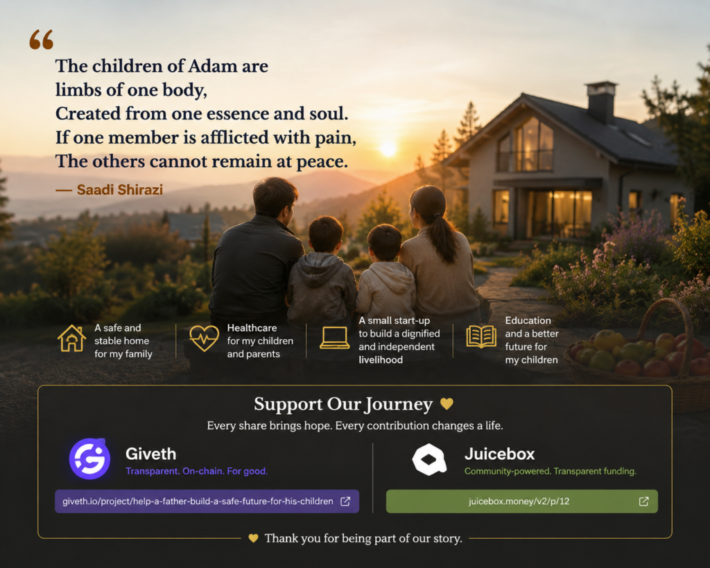 # 🚨 Help a Father Build a Safe Future for His Family Hello everyone, M